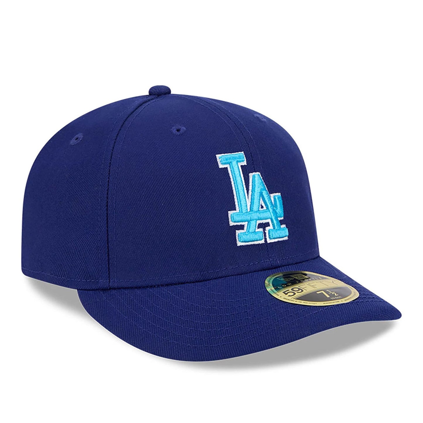 This is a LA Dodgers MLB Father's Day 2024 Dark Blue Low Profile 59FIFTY Fitted Cap 4