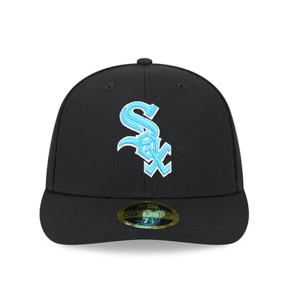 This is a Chicago White Sox MLB Father's Day 2024 Black Low Profile 59FIFTY Fitted Cap 3