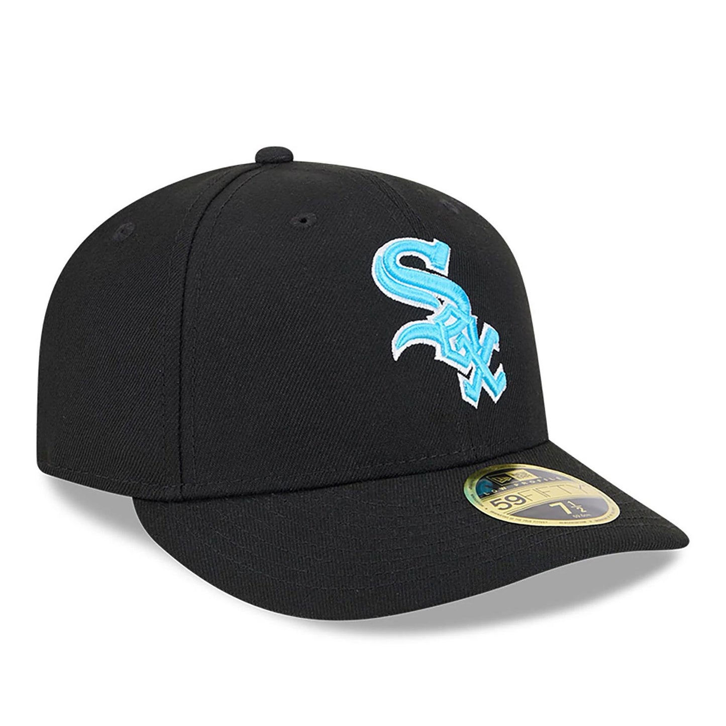 This is a Chicago White Sox MLB Father's Day 2024 Black Low Profile 59FIFTY Fitted Cap 4