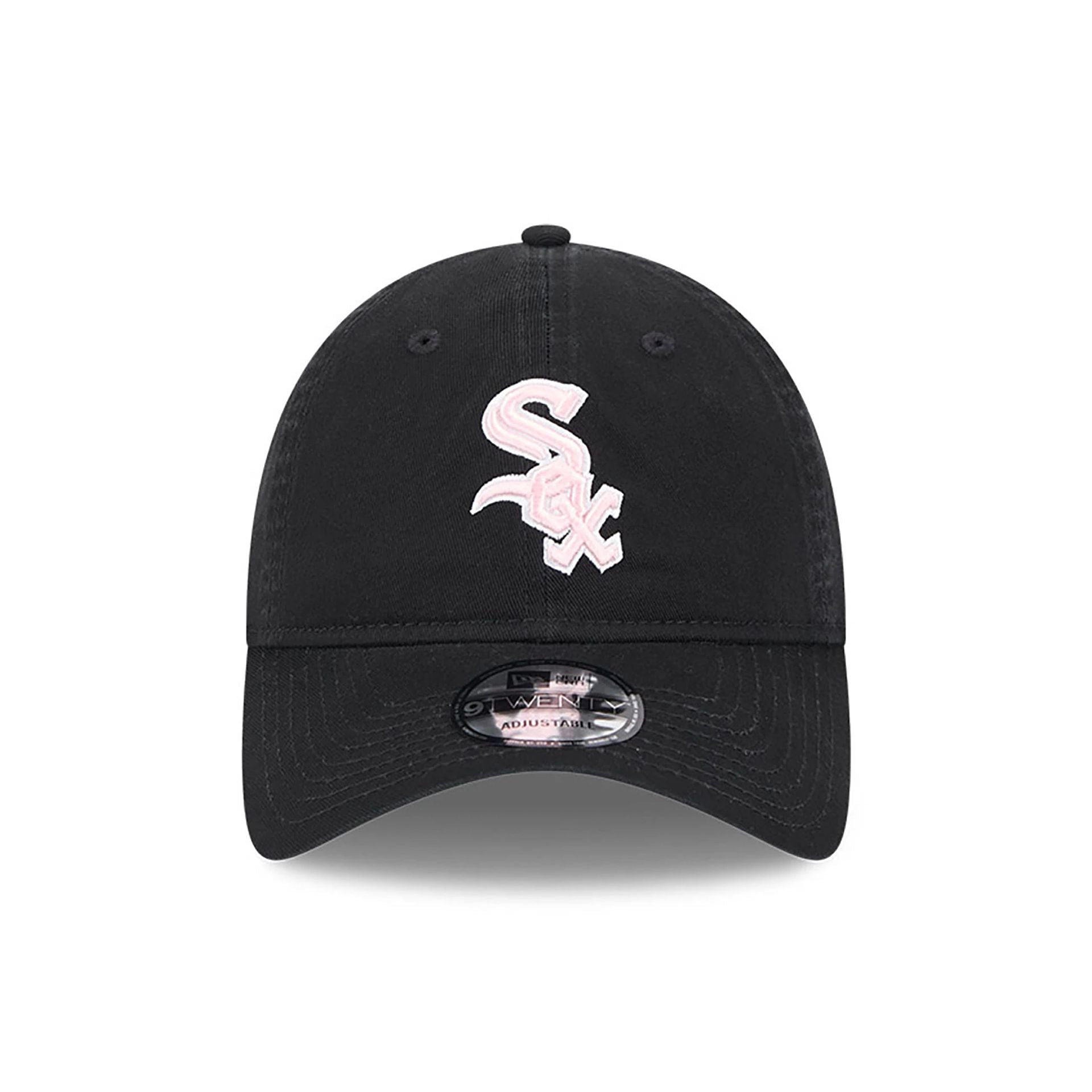 This is a Chicago White Sox MLB Mother's Day 2024 Black 9TWENTY Adjustable Cap 3