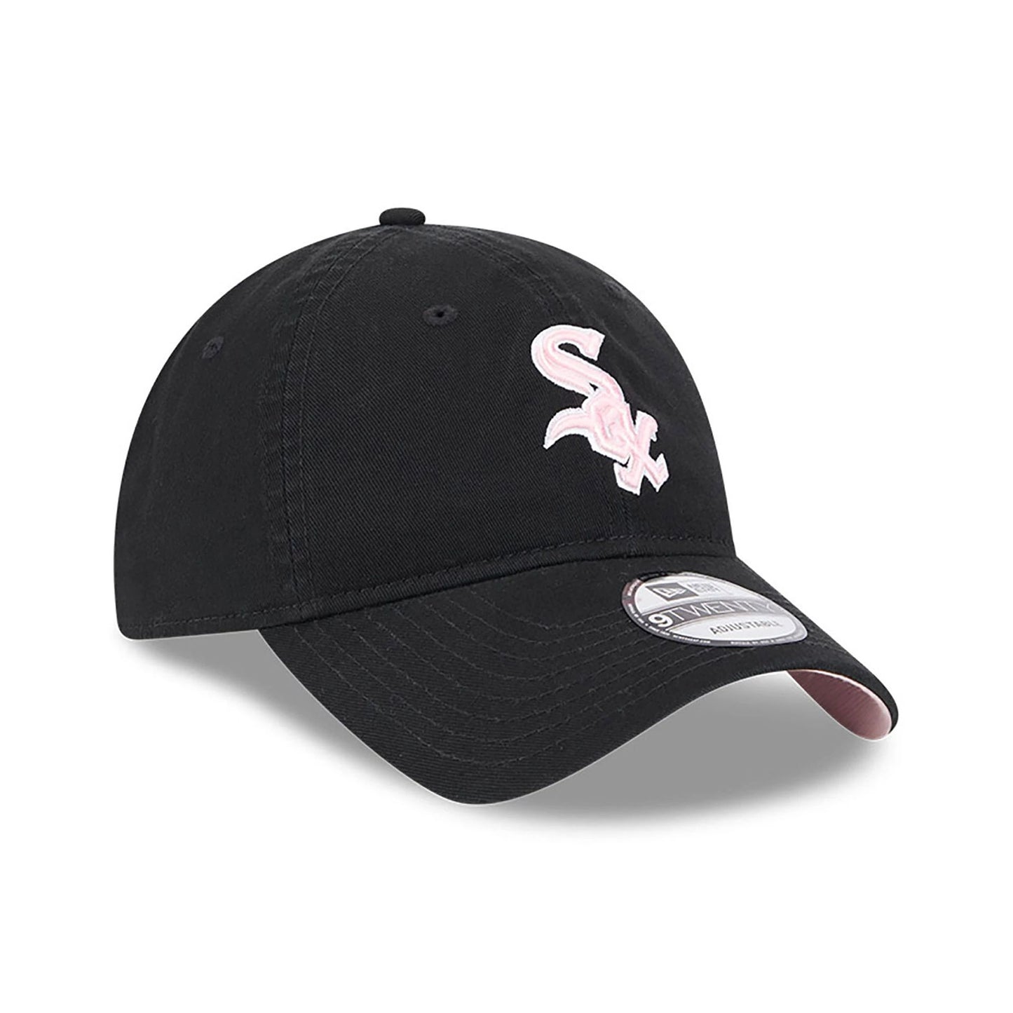 This is a Chicago White Sox MLB Mother's Day 2024 Black 9TWENTY Adjustable Cap 4