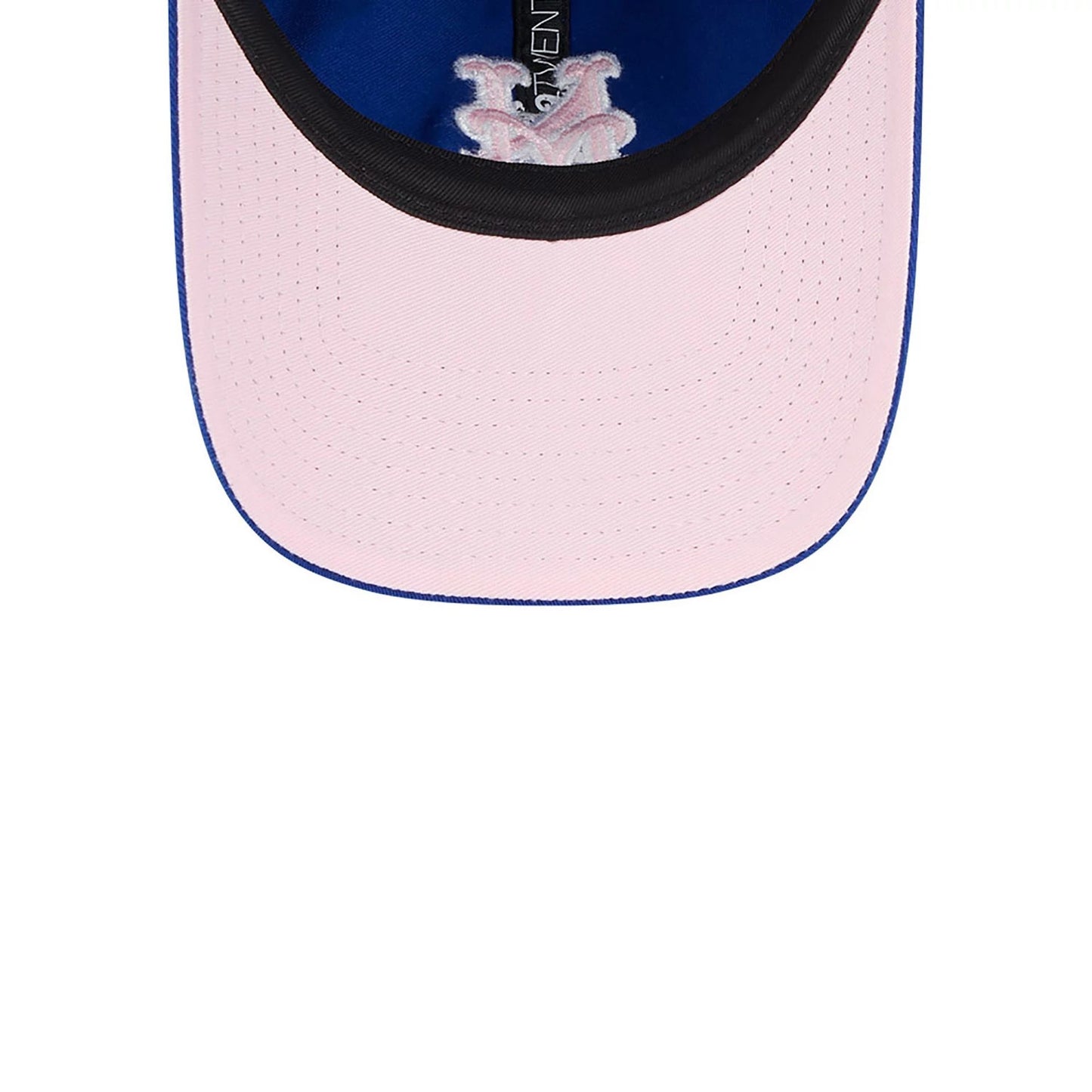 This is a New York Mets MLB Mother's Day 2024 Blue 9TWENTY Adjustable Cap 2