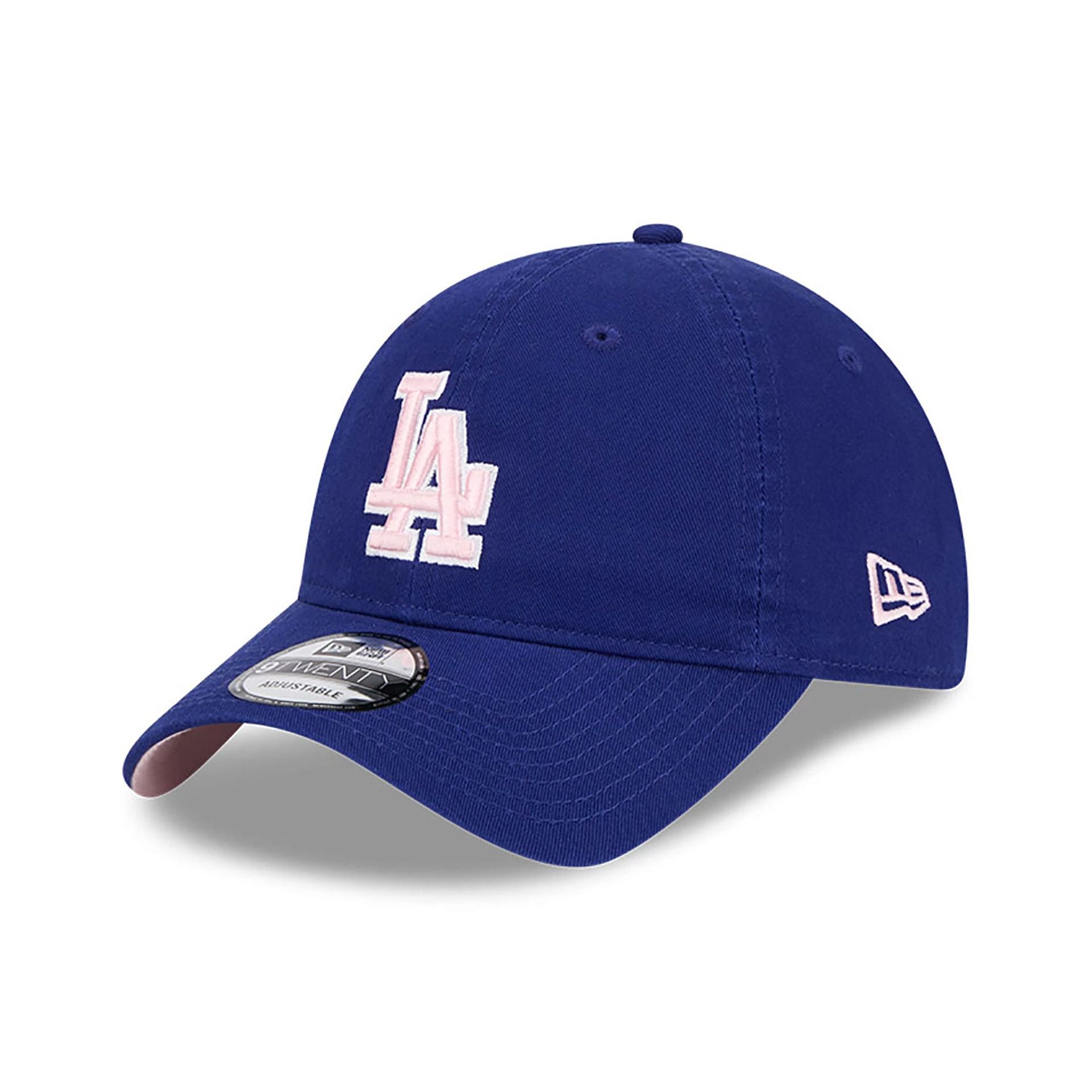 This is a LA Dodgers MLB Mother's Day 2024 Dark Blue 9TWENTY Adjustable Cap 1