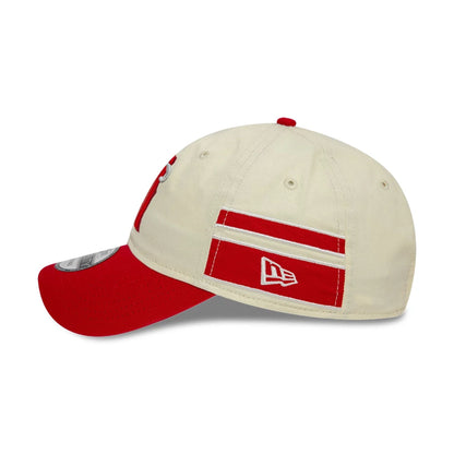 This is a LA Angels MLB City Connect Fan Pack White 9TWENTY Adjustable Cap 6