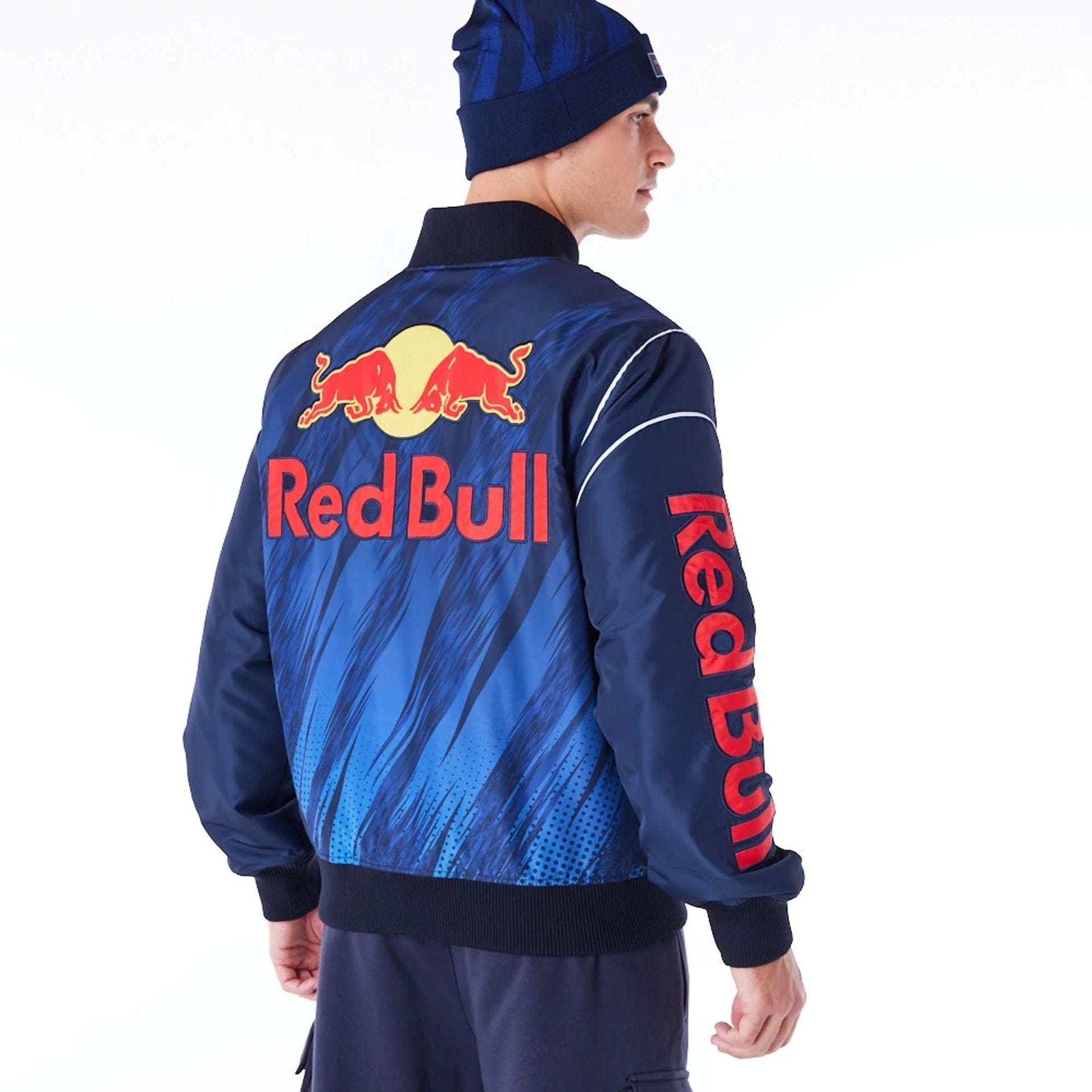 Red Bull Sim Racing Navy Bomber Jacket New Era Cap UK
