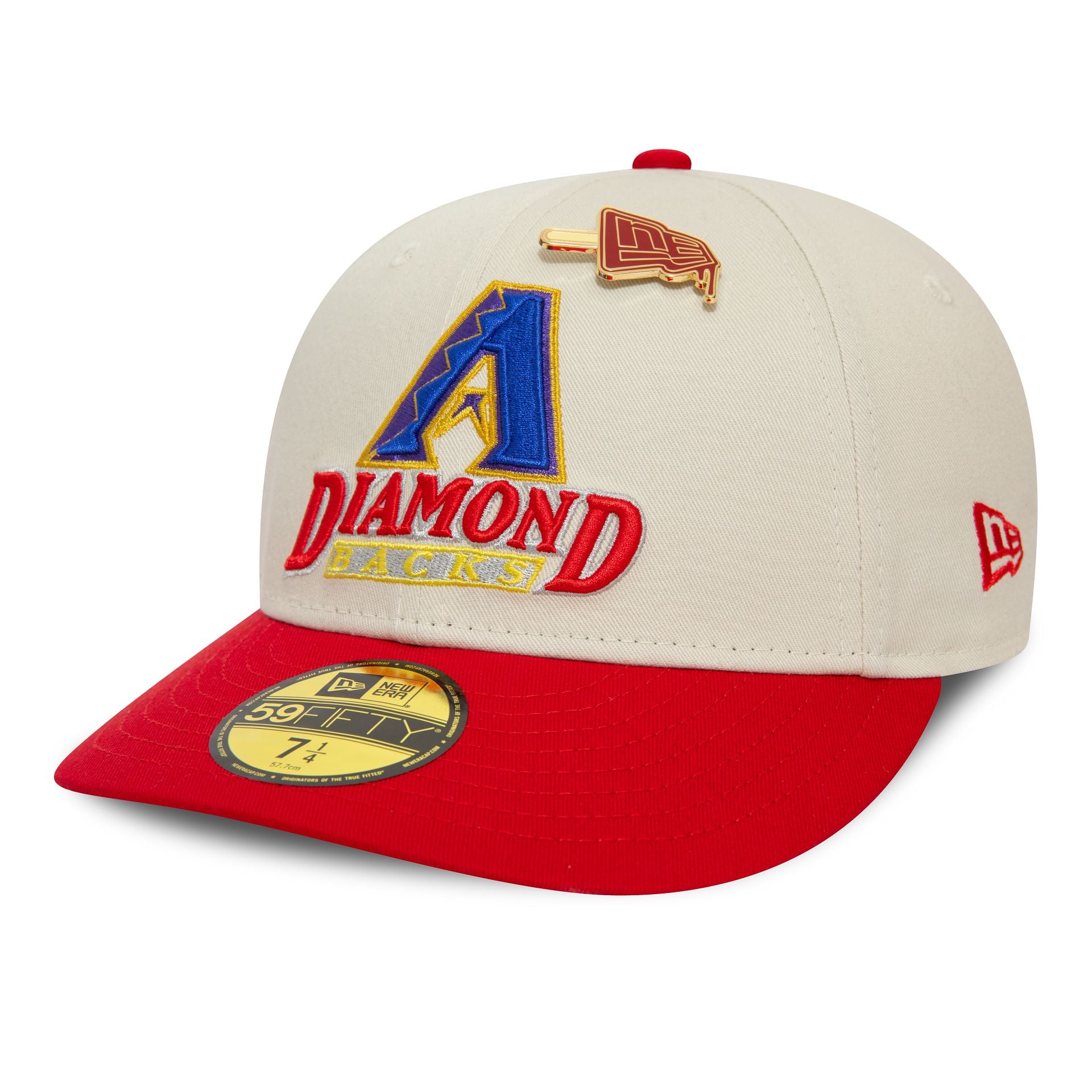 This is a Arizona Diamondbacks MLB Pin Stone Low Profile 59FIFTY Fitted Cap 1