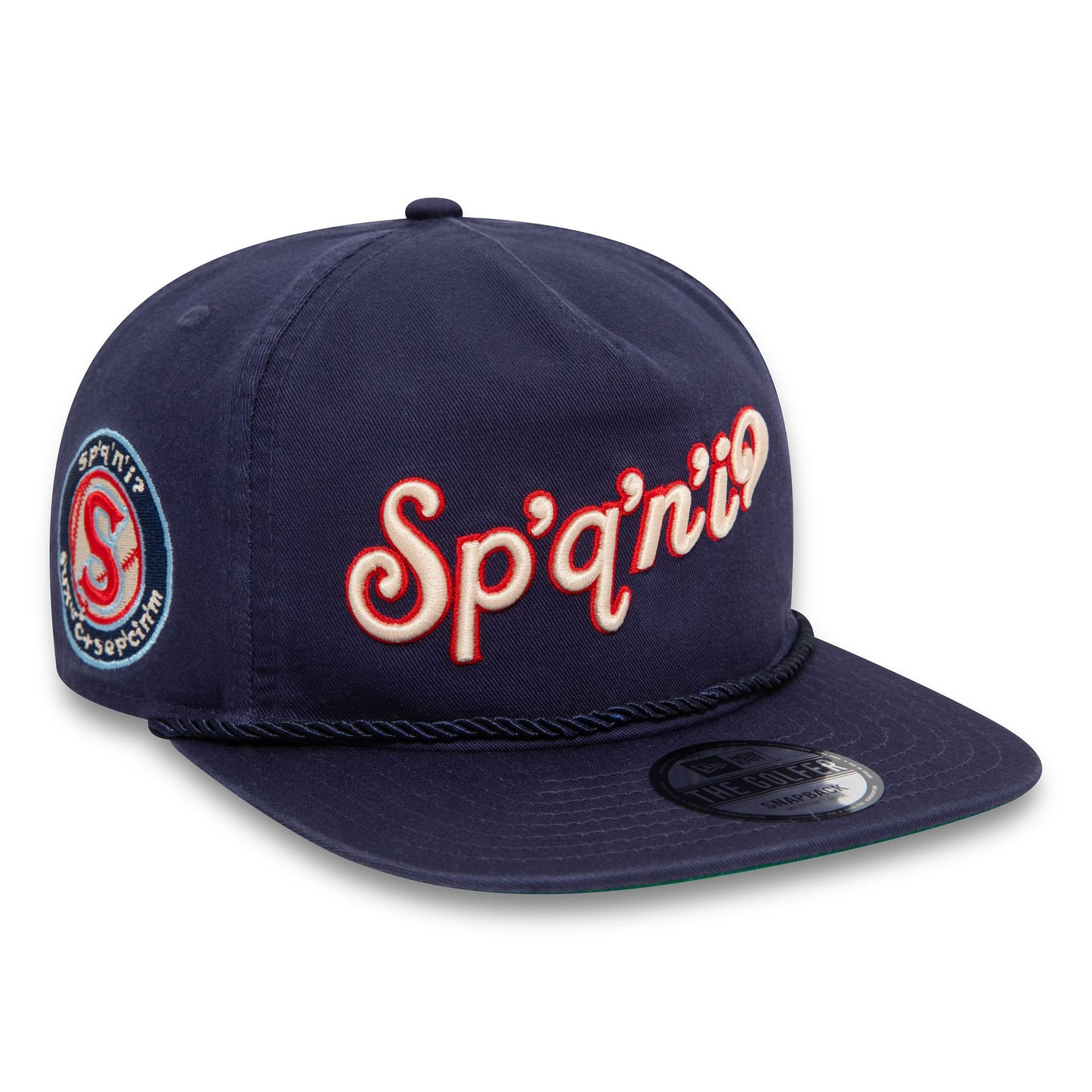 This is a Spokane Indians MiLB Alternative Navy Golfer Cap 3