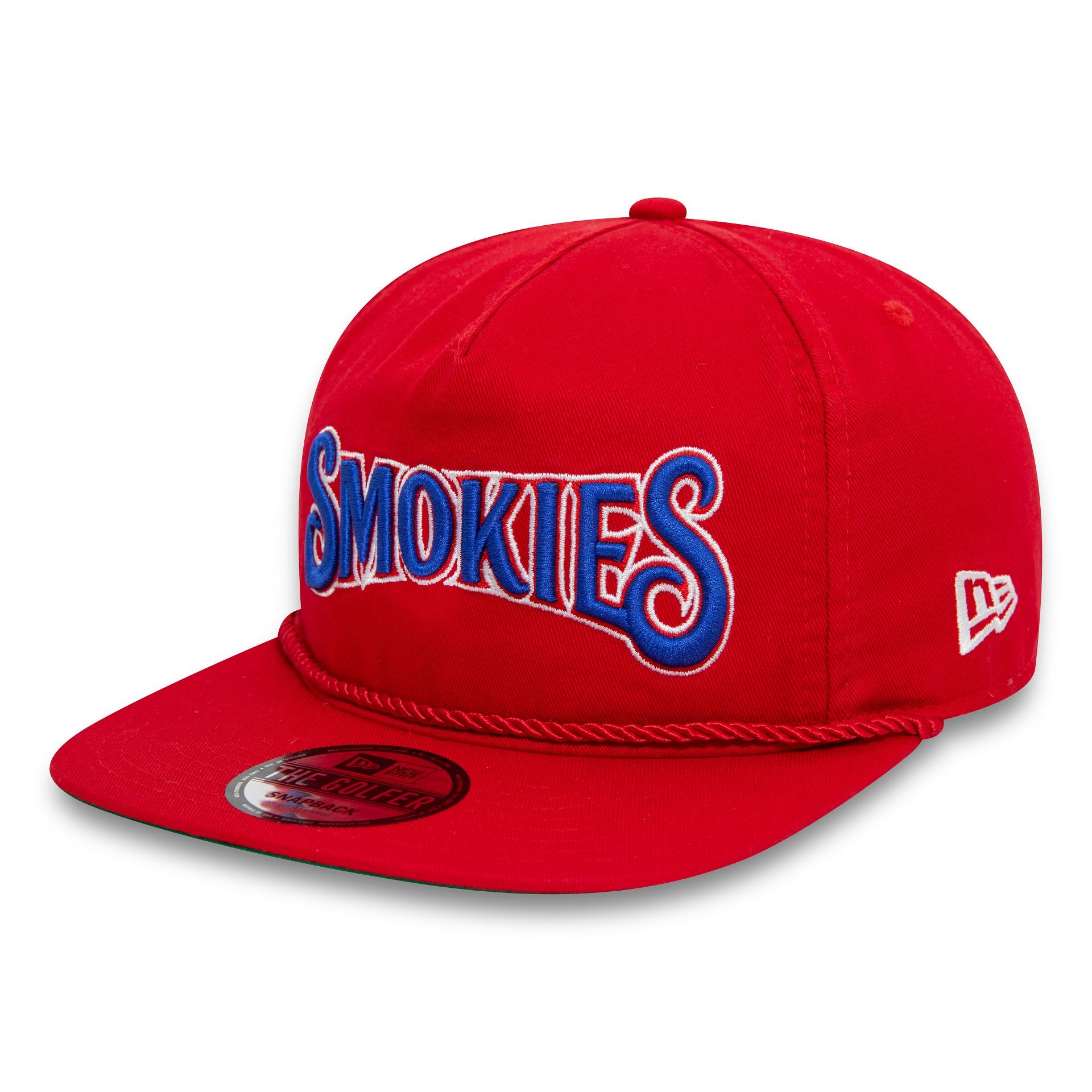 This is a Tennessee Smokies MiLB Alternative Red Golfer Cap 1