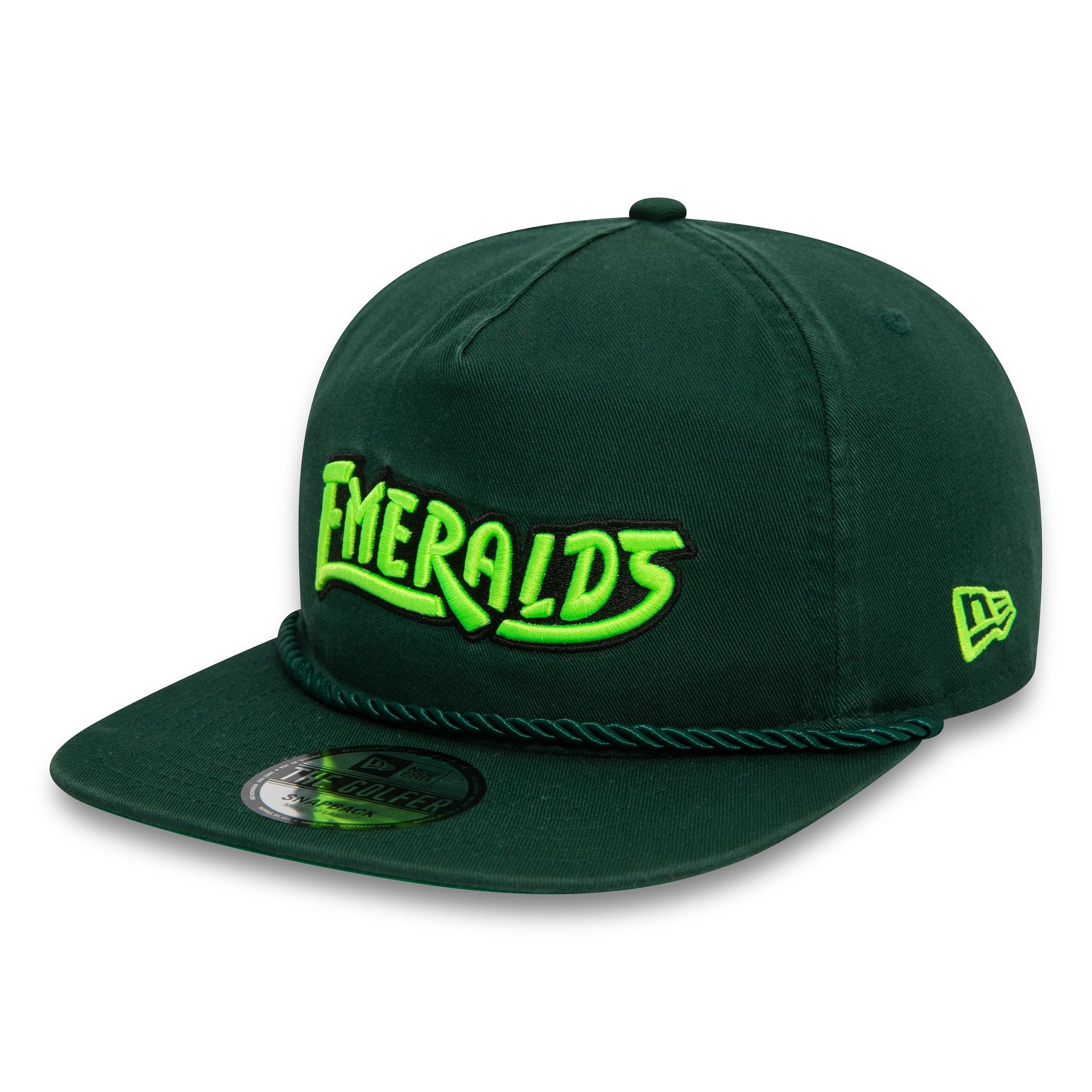 This is a Eugene Emeralds MiLB Alternative Dark Green Golfer Cap 1