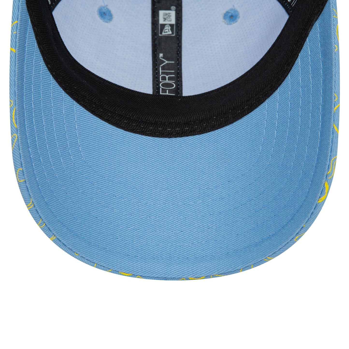 This is a New Era Toddler All Over Print Sun Blue 9FORTY Adjustable Cap 5