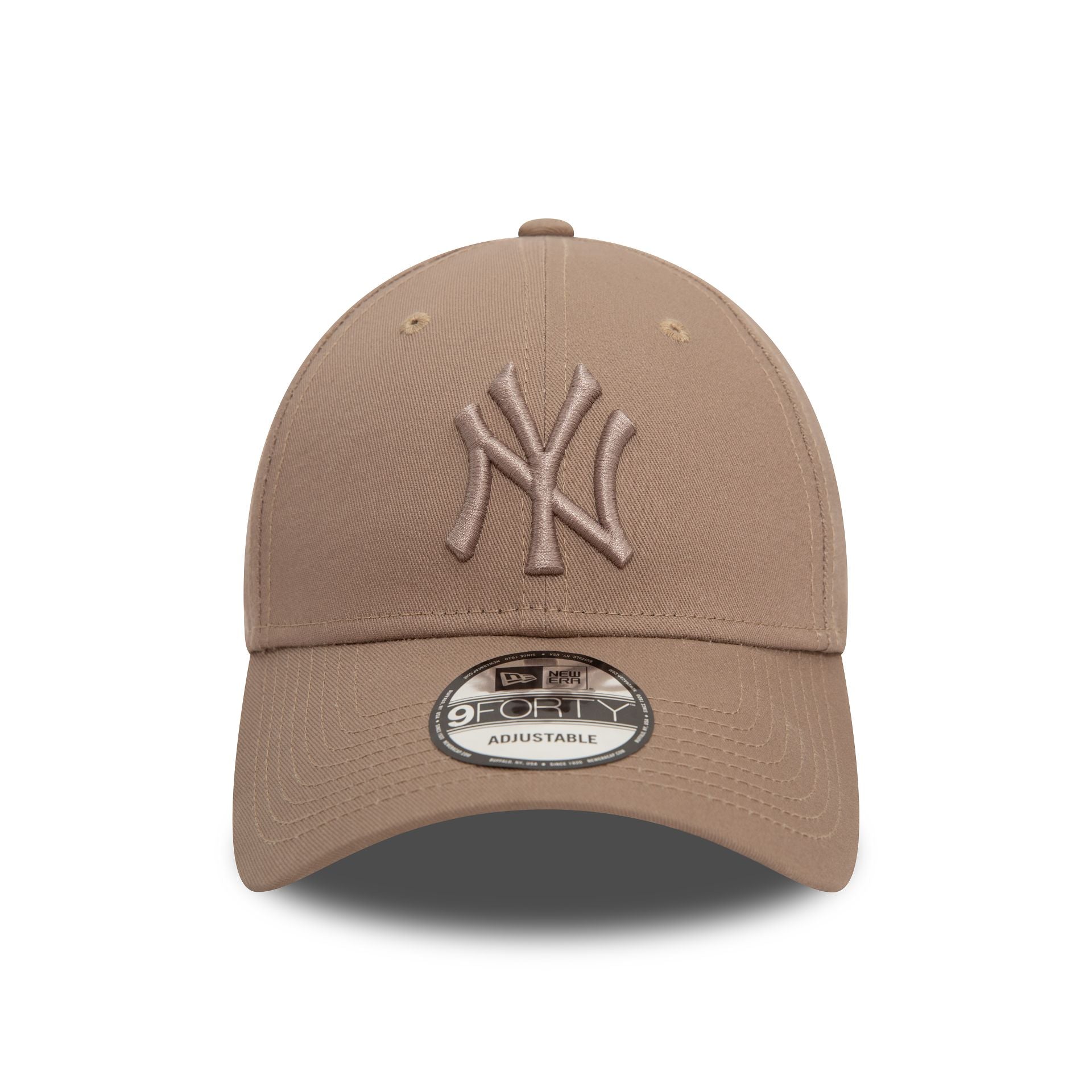 This is a New York Yankees League Essential Pastel Brown 9FORTY Adjustable Cap 2