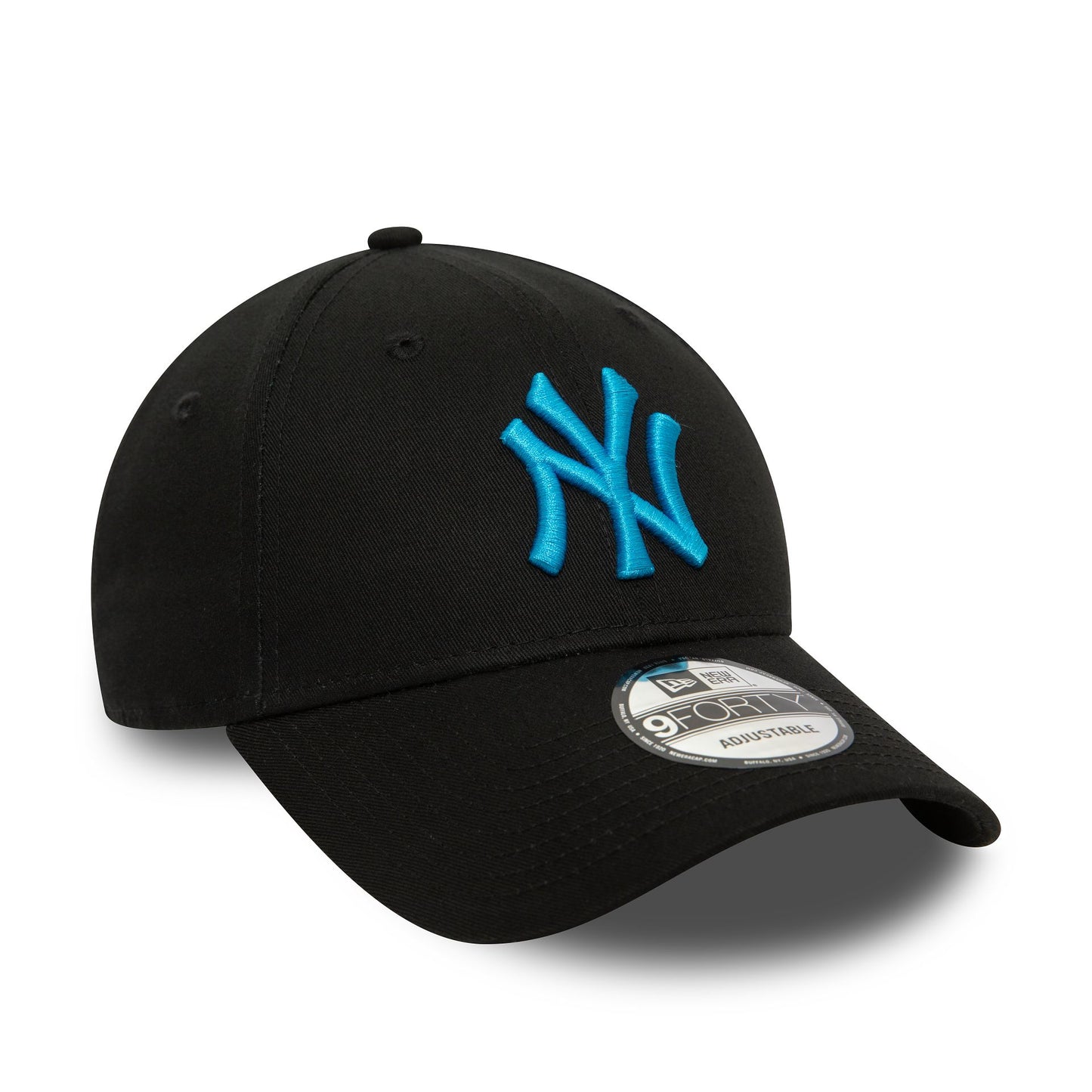 This is a New York Yankees League Essential Black 9FORTY Adjustable Cap 3