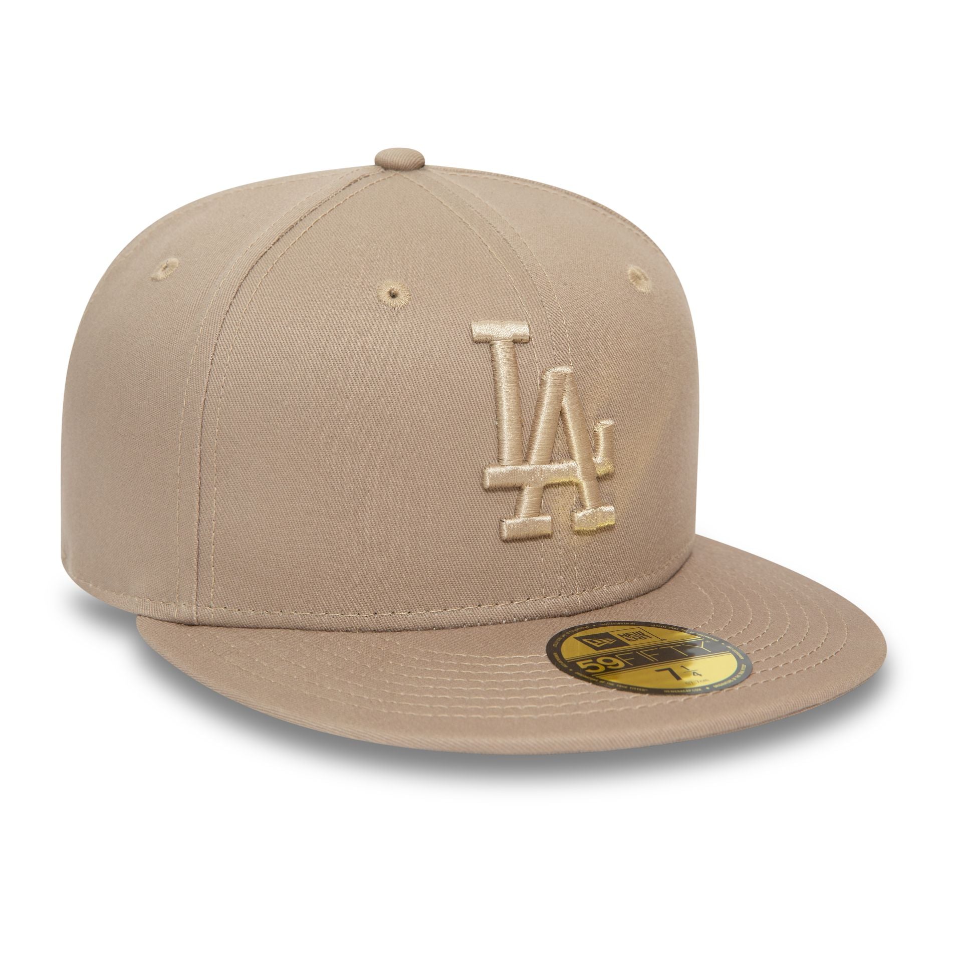 This is a LA Dodgers League Essential Pastel Brown 59FIFTY Fitted Cap 5