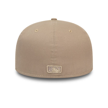 This is a LA Dodgers League Essential Pastel Brown 59FIFTY Fitted Cap 3