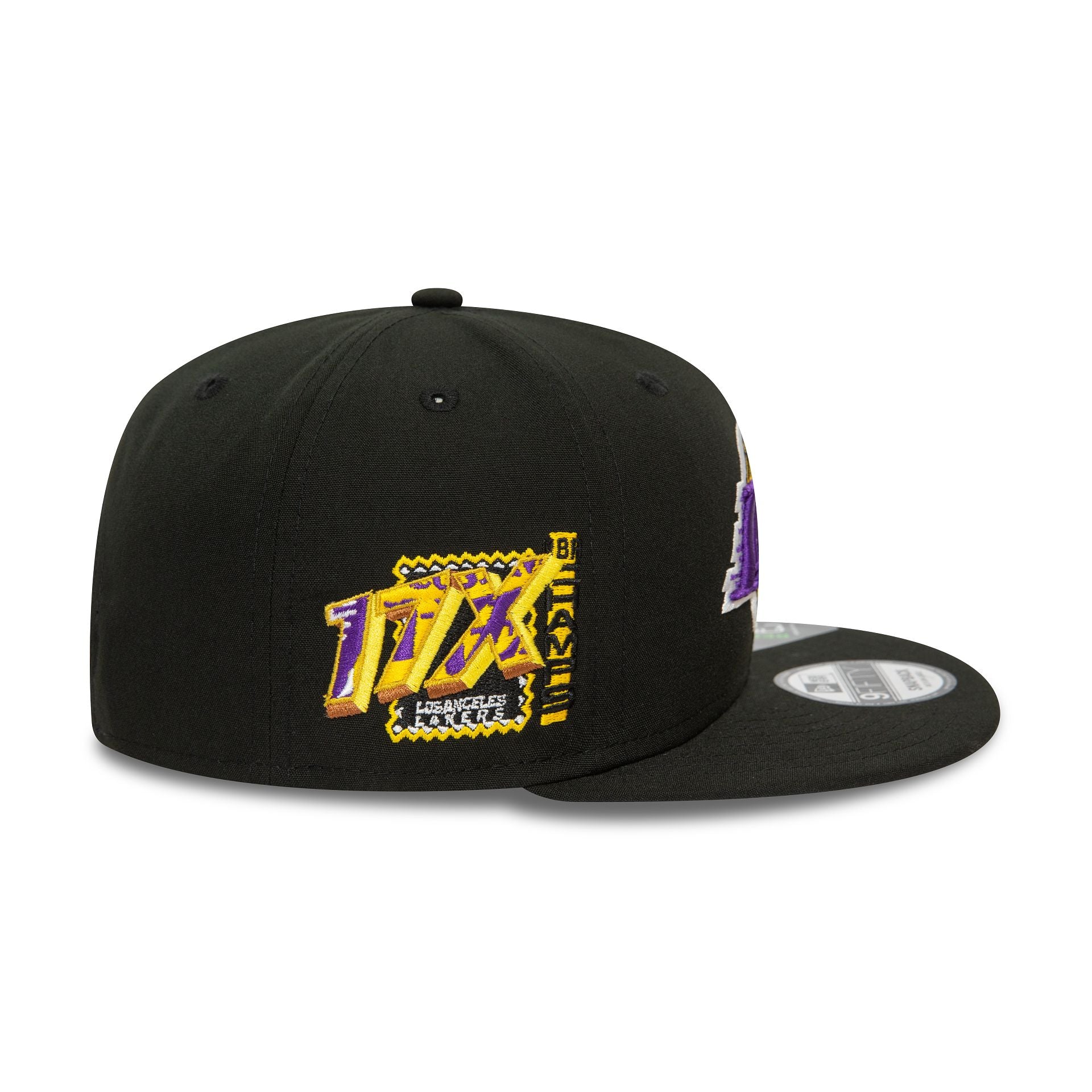 This is a LA Lakers Repreve Black 9FIFTY Snapback Cap 6