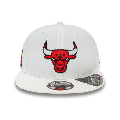 This is a Chicago Bulls Repreve White 9FIFTY Snapback Cap 2