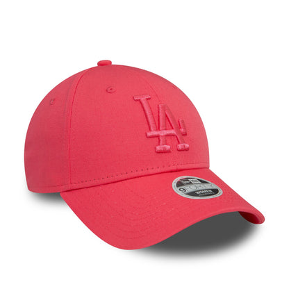 This is a LA Dodgers Womens League Essential Pink 9FORTY Adjustable Cap 3