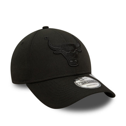 This is a Chicago Bulls Repreve Outline Black 9FORTY Adjustable Cap 3