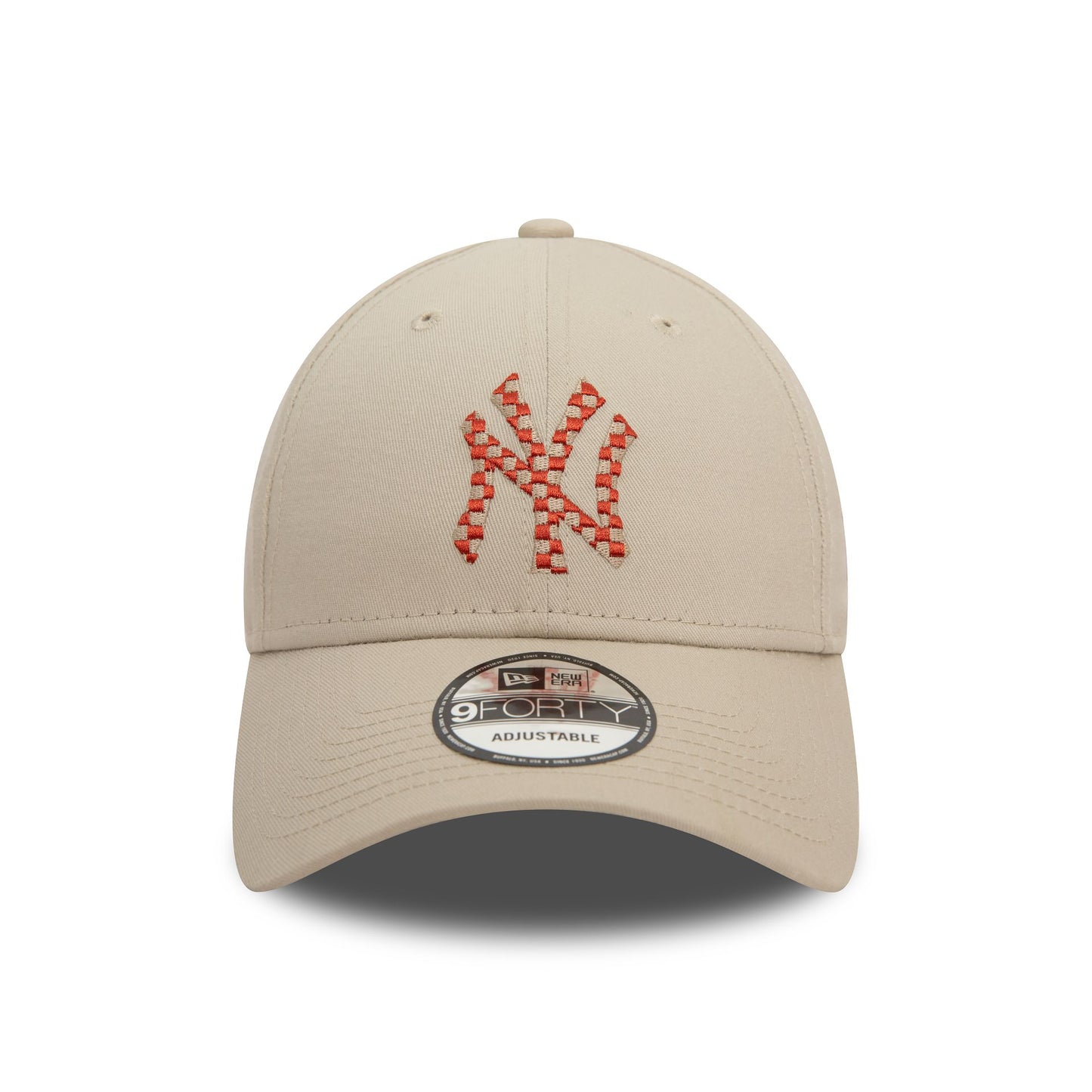 This is a New York Yankees Seasonal Infill Light Beige 9FORTY Adjustable Cap 2