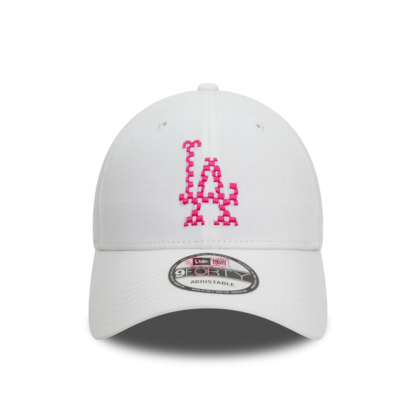 This is a LA Dodgers Seasonal Infill White 9FORTY Adjustable Cap 2