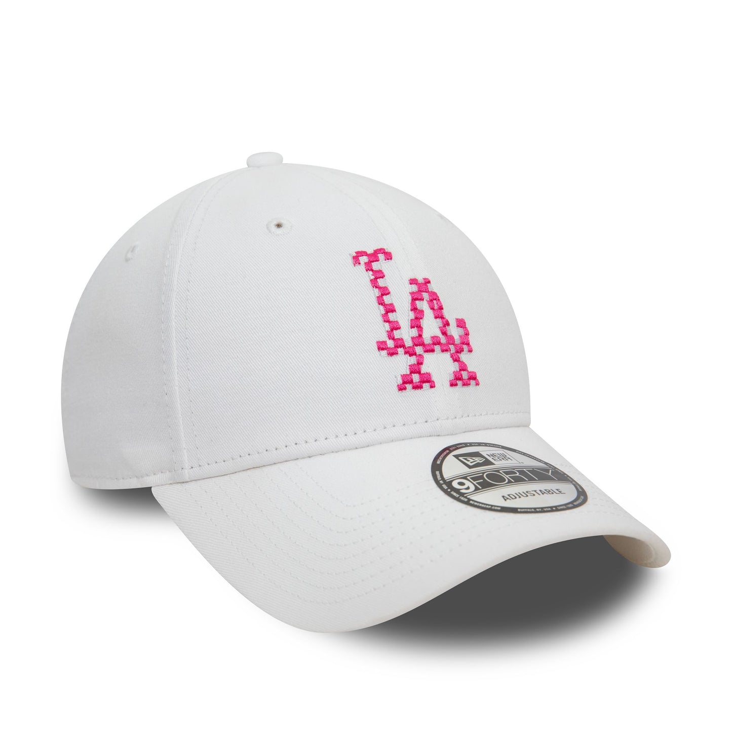 This is a LA Dodgers Seasonal Infill White 9FORTY Adjustable Cap 3