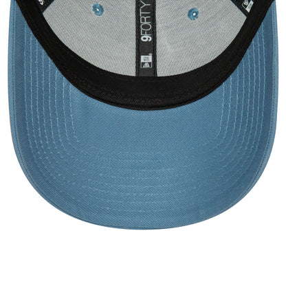 This is a New York Yankees Seasonal Infill Blue 9FORTY Adjustable Cap 5