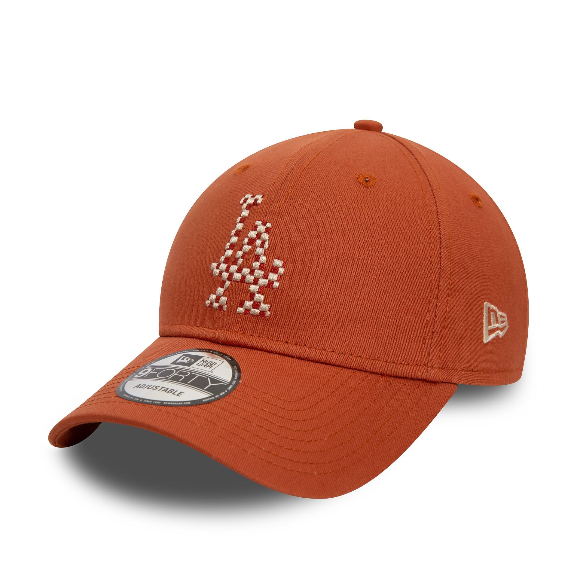 This is a LA Dodgers Seasonal Infill Brown 9FORTY Adjustable Cap 1