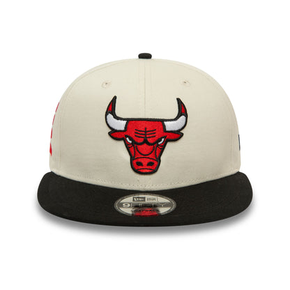 This is a Chicago Bulls NBA Logo Stone 9FIFTY Snapback Cap 2