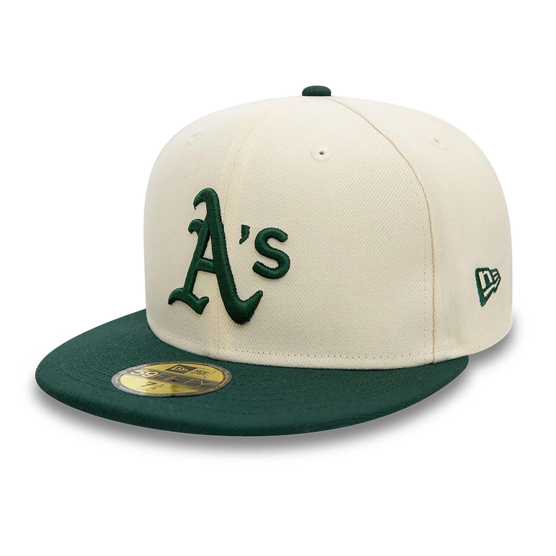 This is a Oakland Athletics Team Colour Stone 59FIFTY Fitted Cap 1