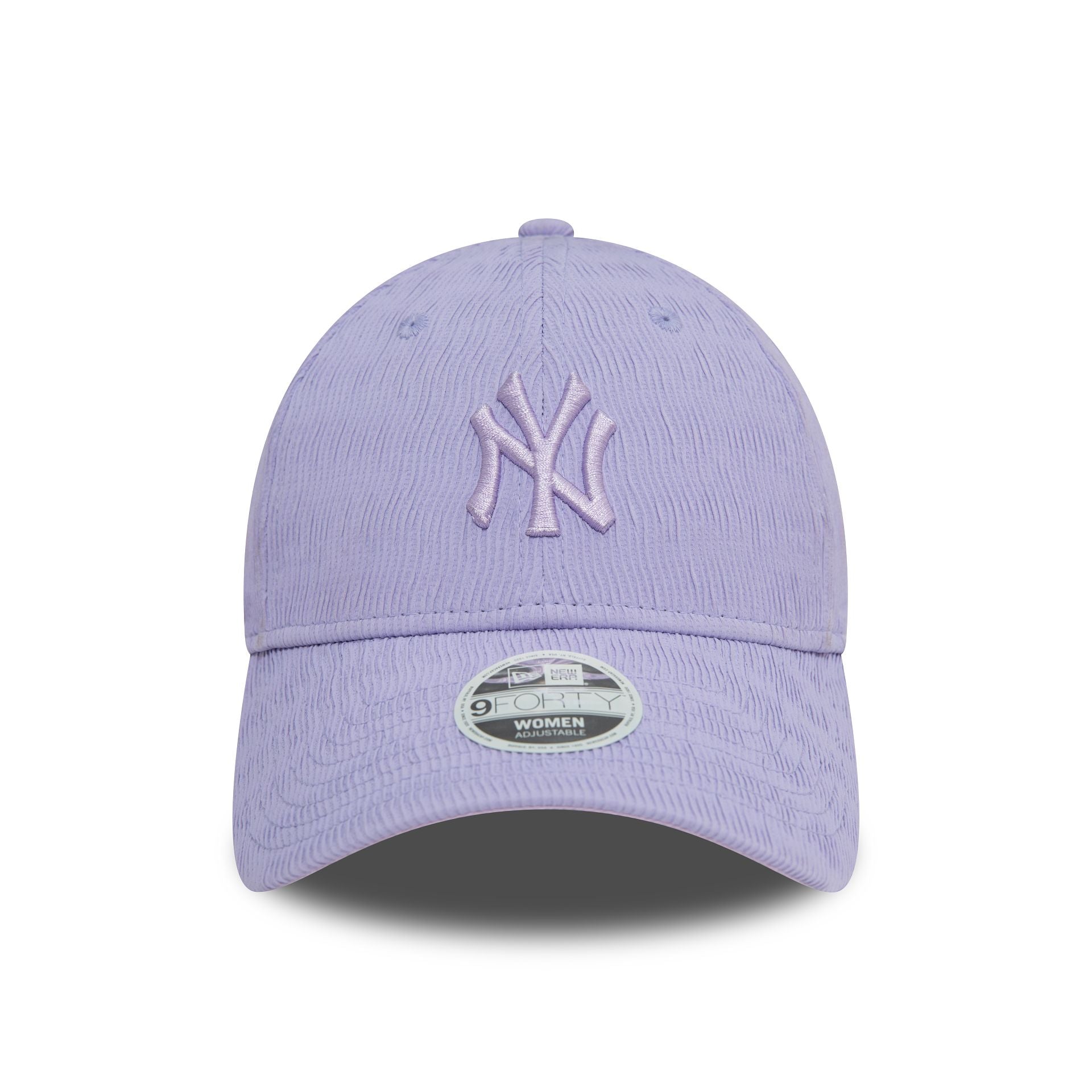 This is a New York Yankees Womens Ruching Lilac 9FORTY Adjustable Cap 2