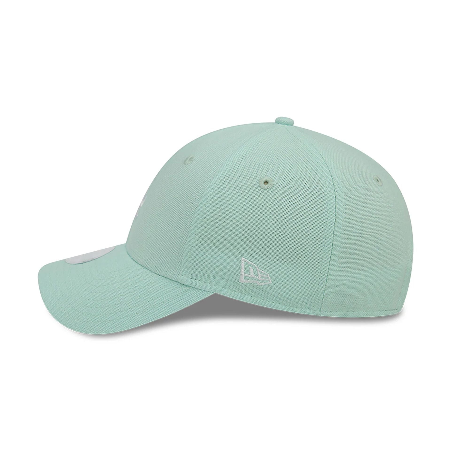 This is a LA Dodgers Womens MLB Linen Green 9FORTY Adjustable Cap 6