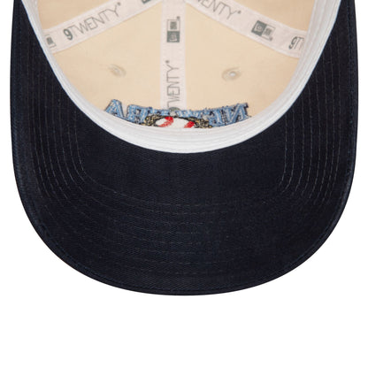 This is a New Era Womens Off White 9TWENTY Adjustable Cap 5