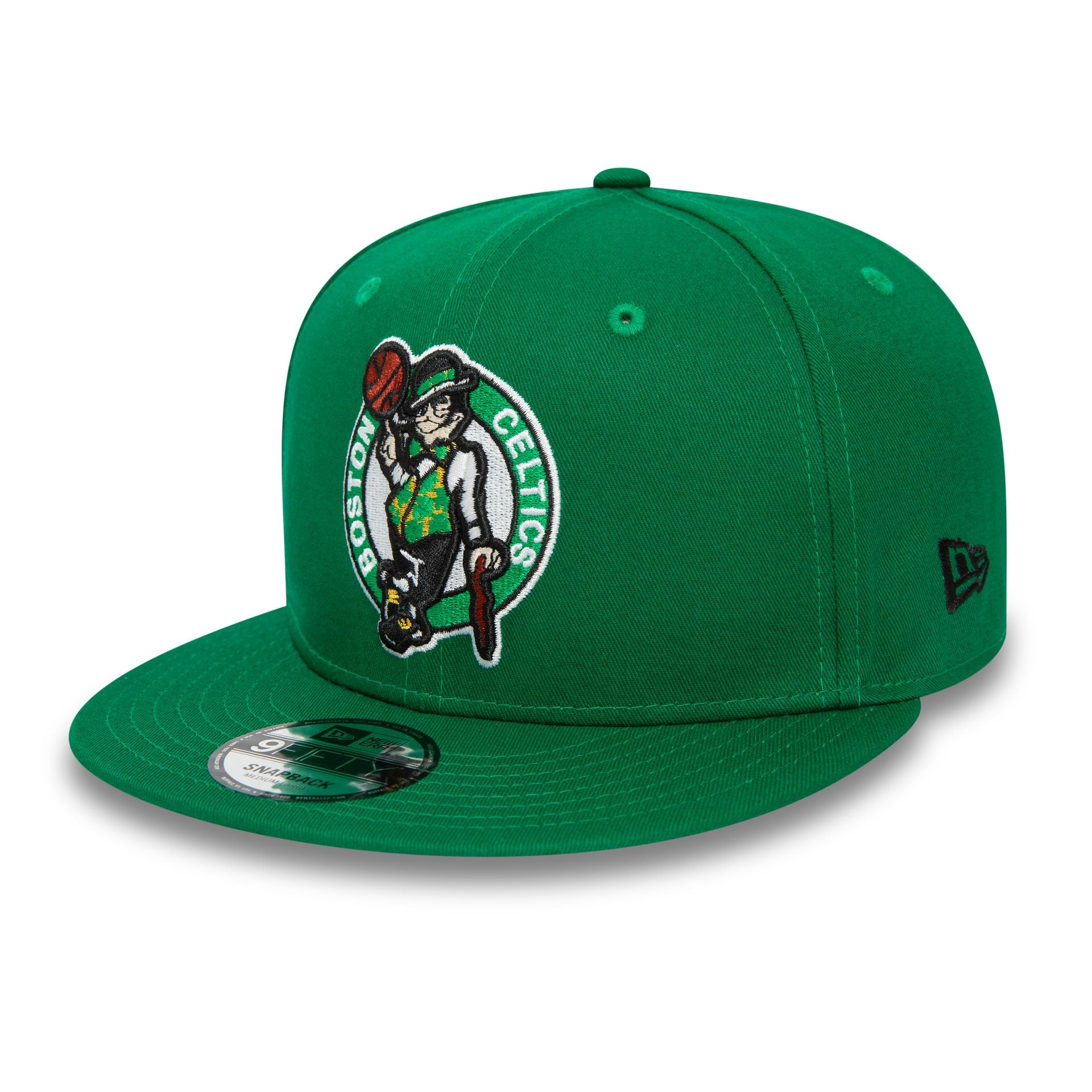 This is a Boston Celtics NBA Rear Logo Green 9FIFTY Snapback Cap 1