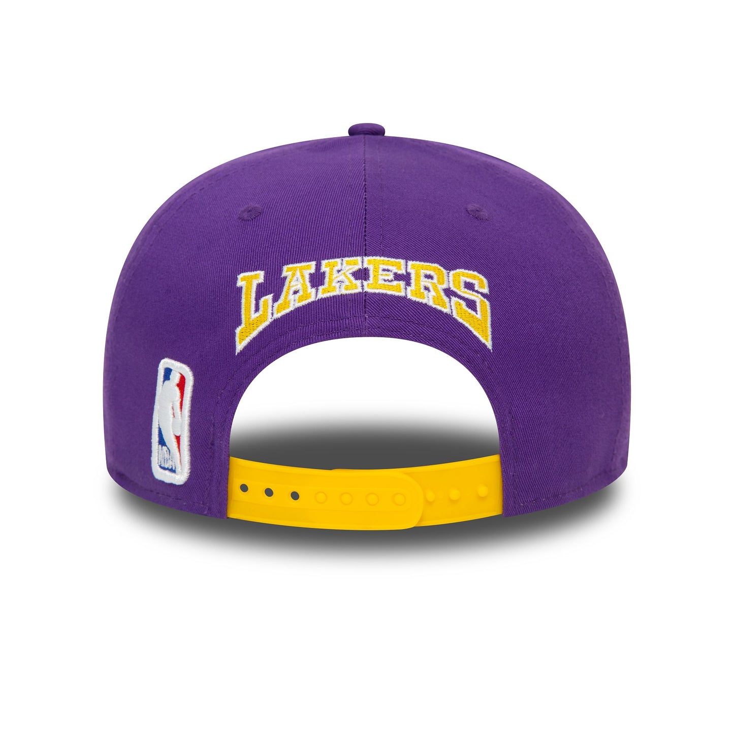 This is a LA Lakers NBA Rear Logo Purple 9FIFTY Snapback Cap 4