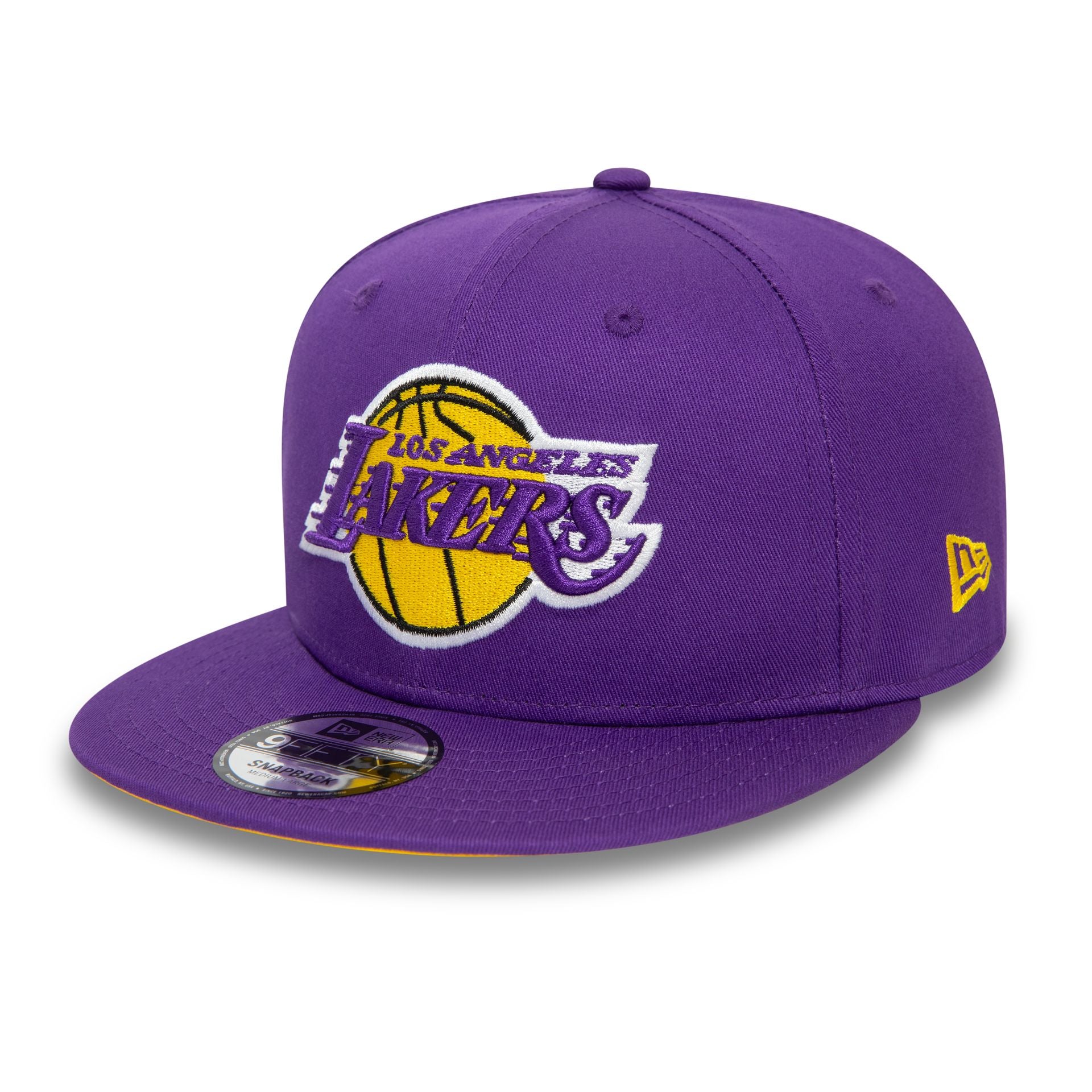 This is a LA Lakers NBA Rear Logo Purple 9FIFTY Snapback Cap 1