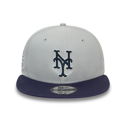 This is a New York Mets MLB Patch Grey 9FIFTY Snapback Cap 3