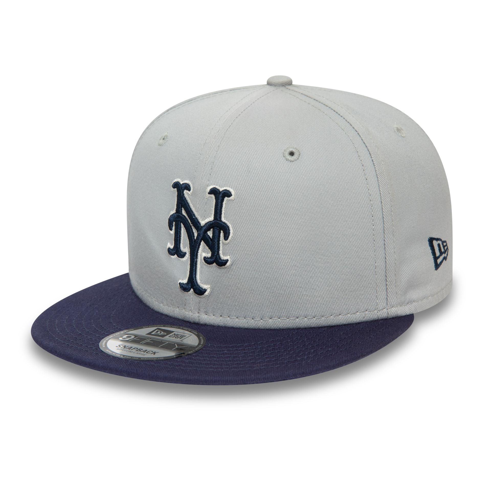 This is a New York Mets MLB Patch Grey 9FIFTY Snapback Cap 2