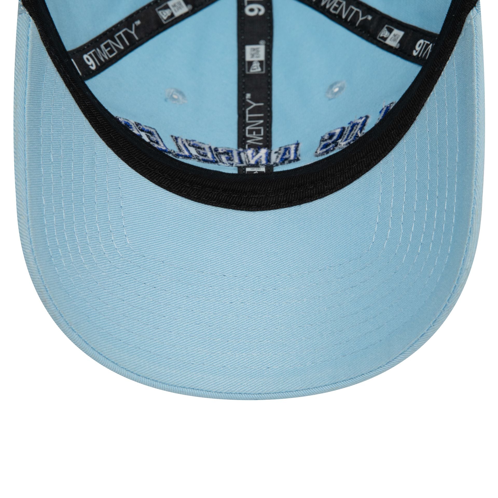 This is a LA Dodgers MLB Wordmark Pastel Blue 9TWENTY Adjustable Cap 5