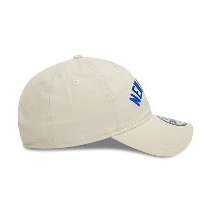 This is a New York Yankees MLB Wordmark Off White 9TWENTY Adjustable Cap 7