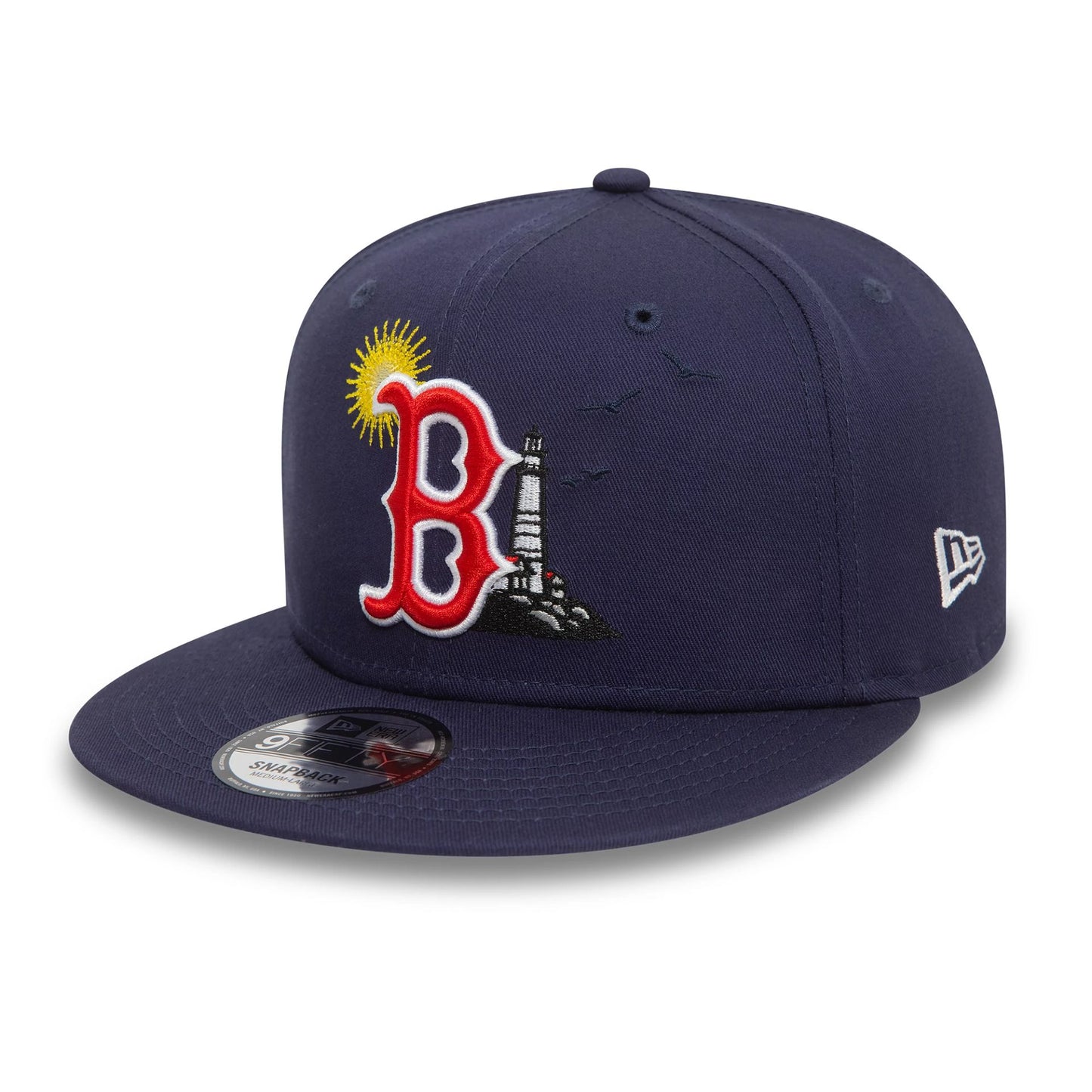 This is a Boston Red Sox MLB Summer Icon Navy 9FIFTY Snapback Cap 2