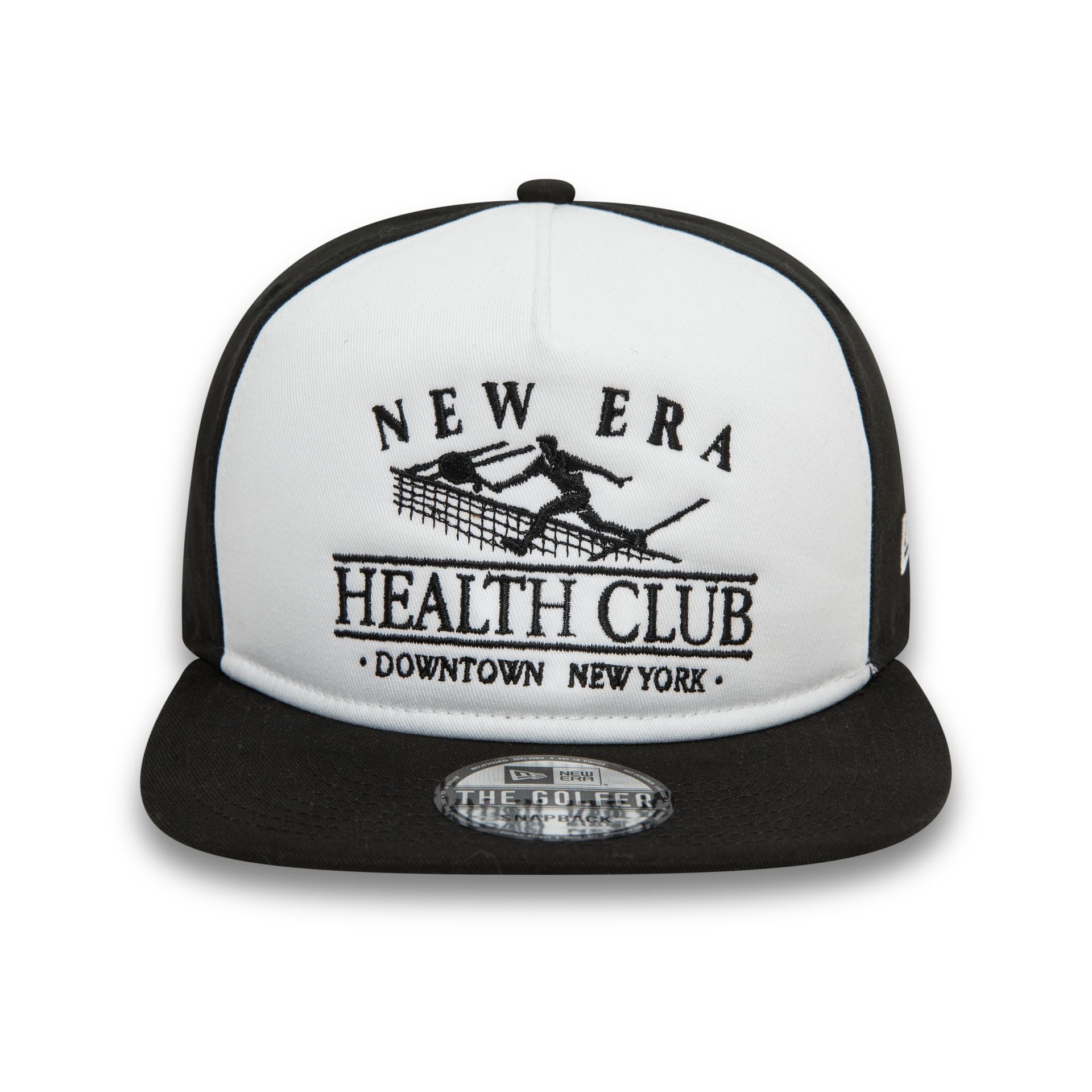 This is a New Era Health Club Graphic Black Golfer Cap 2