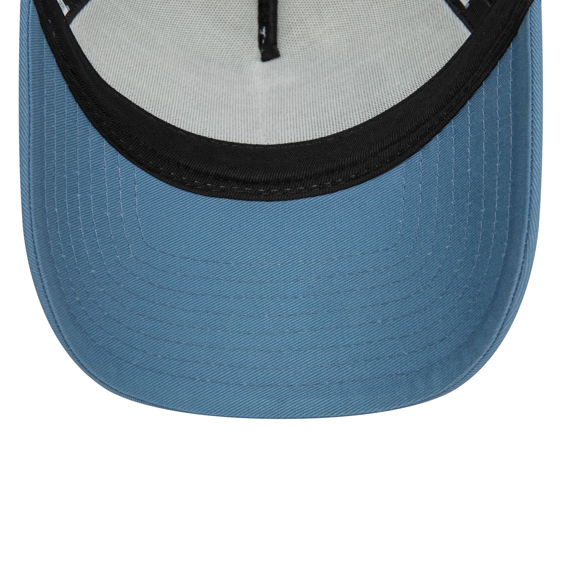 This is a Rick And Morty Wordmark Blue A-Frame Trucker Cap 5