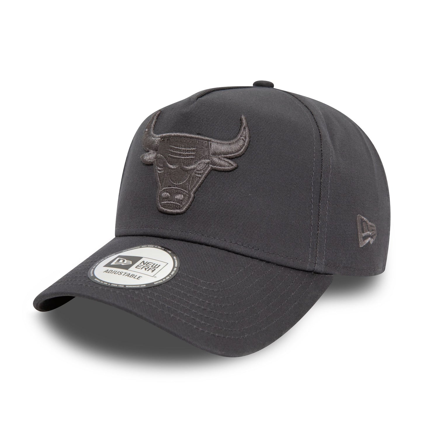 This is a Chicago Bulls NBA Dark Grey 9FORTY E-Frame Cap 1