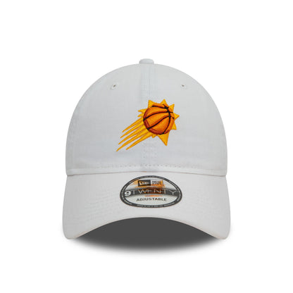 This is a Phoenix Suns NBA White 9TWENTY Adjustable Cap 2