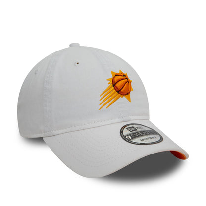 This is a Phoenix Suns NBA White 9TWENTY Adjustable Cap 3