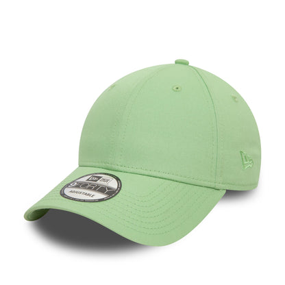 This is a New Era Essential Green 9FORTY Adjustable Cap 1