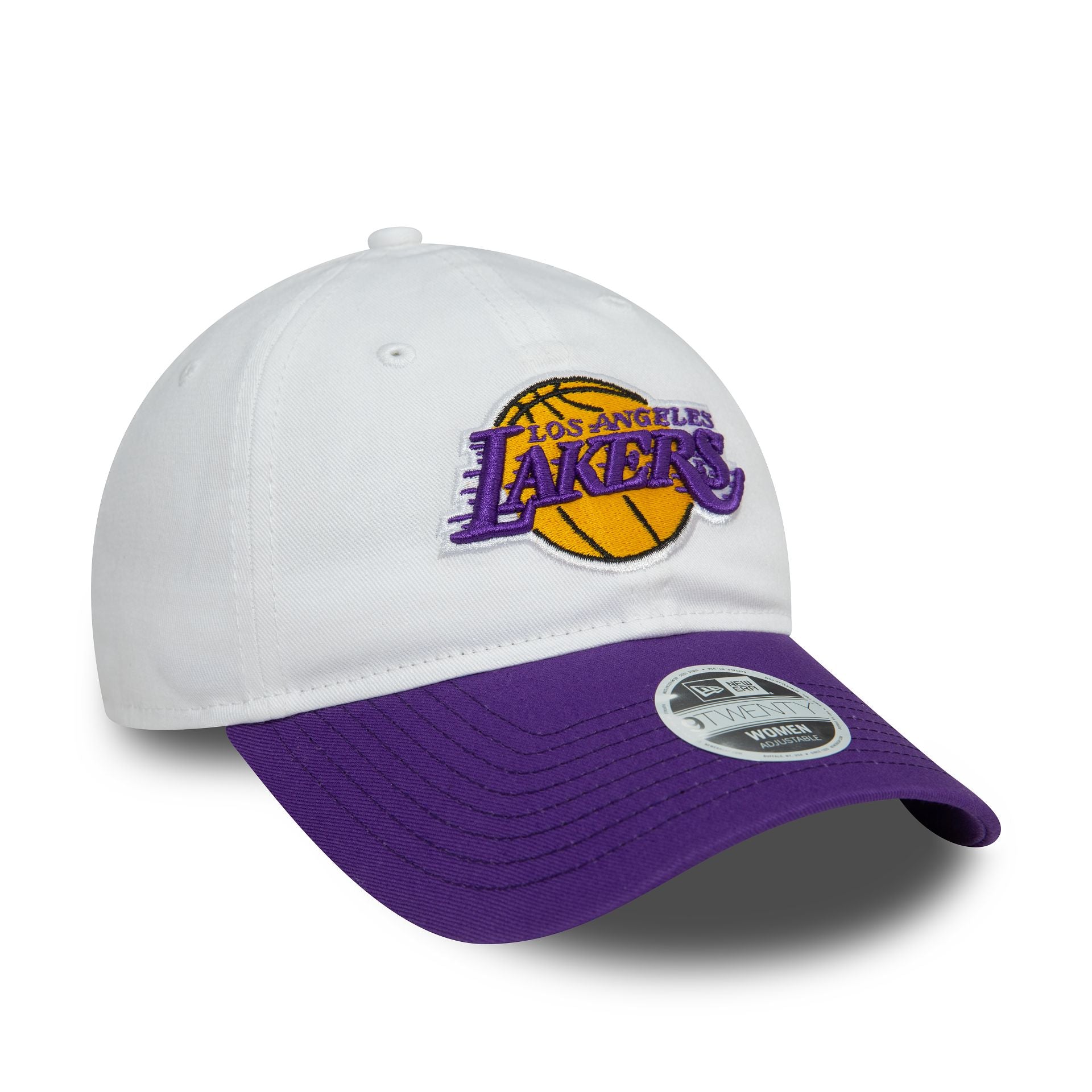 This is a LA Lakers Womens NBA White 9TWENTY Adjustable Cap 3