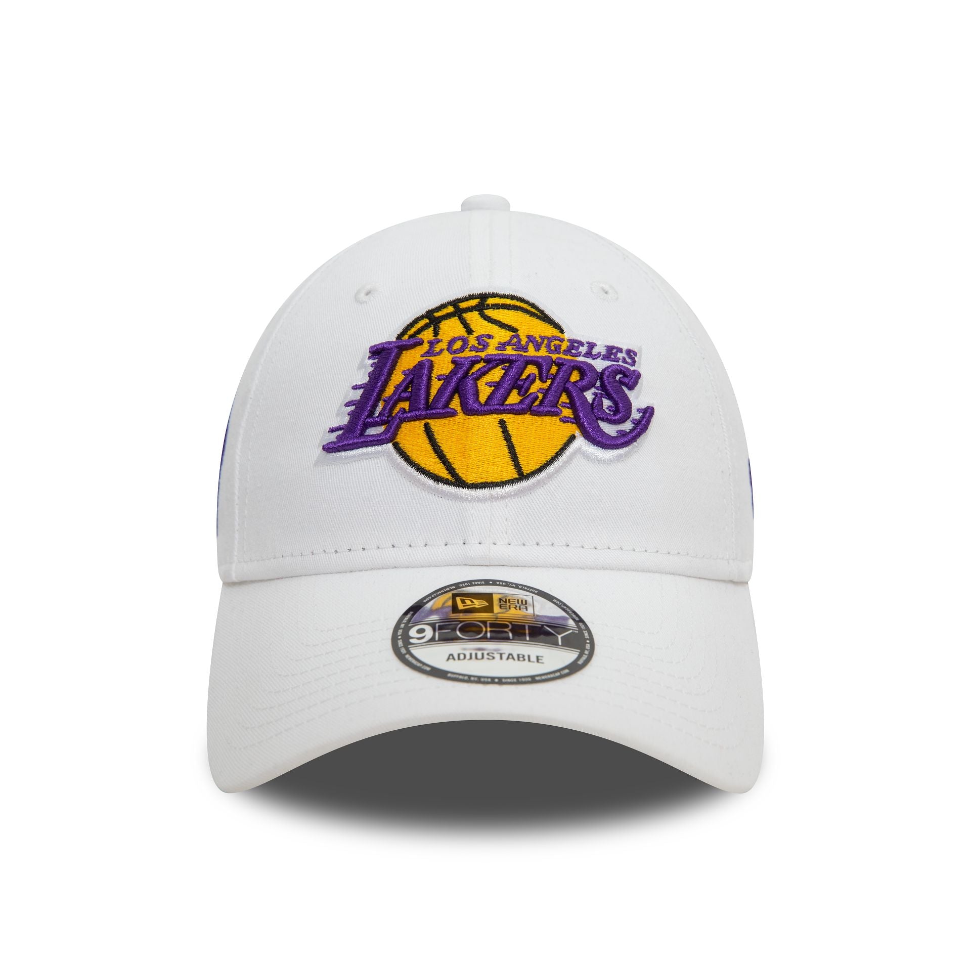 This is a LA Lakers NBA White 9FORTY Adjustable Cap 2