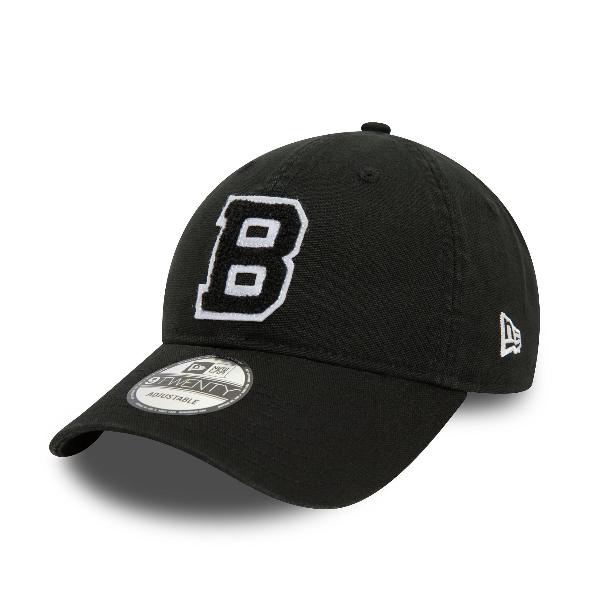 This is a Brooklyn Dodgers MLB Varsity Cooperstown Black 9TWENTY Adjustable Cap 1