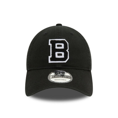 This is a Brooklyn Dodgers MLB Varsity Cooperstown Black 9TWENTY Adjustable Cap 2